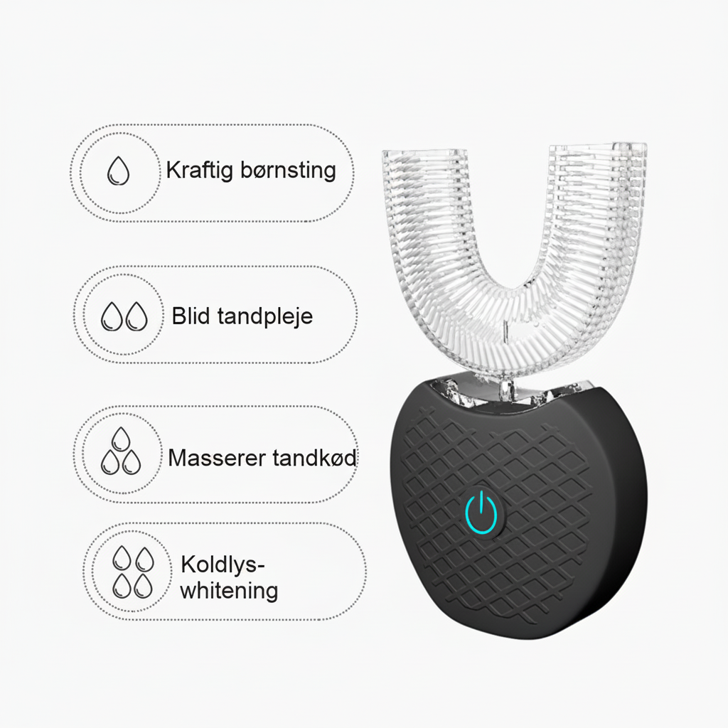 Danish toothbrush features